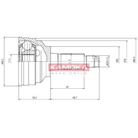 Comprar Juego de articulación, árbol de transmisión de KAMOKA 6642 a bajo precio de 11,74 €