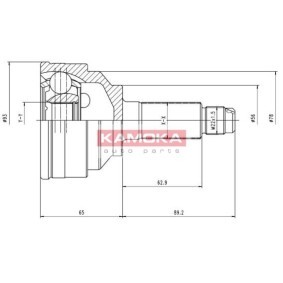 Comprar Juego de articulación, árbol de transmisión de KAMOKA 6644 a bajo precio de 11,42 €