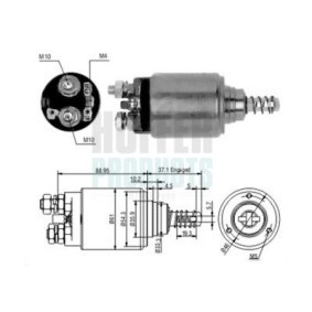 Acquista Elettromagnete motorino avviamento da HOFFER 6646186 a buon mercato per soli 40,41 €