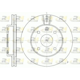 Bremsscheibe 6656.10 für DAEWOO