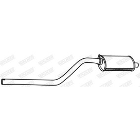 Mittelschalldämpfer 21631
