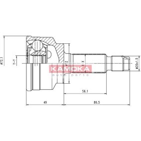 Comprar Juego de articulación, árbol de transmisión de KAMOKA 6709 a bajo precio de 19,10 €