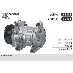 Comprar Compresor, aire acondicionado de AHE 67101 a bajo precio de 459,33 €