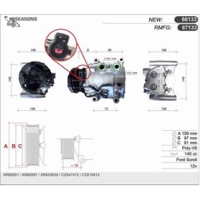 Compre Compressor, ar condicionado da AHE 67133 a um preço baixo por 384,54 €