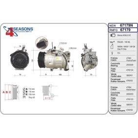 Compre Compressor, ar condicionado da AHE 67179 a um preço baixo por 356,63 €