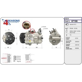 Acquista Compressore aria condizionata da AHE 67190 a buon mercato per soli 300,95 €