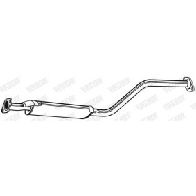Achetez des Silencieux intermédiaire WALKER 22129 à prix pour 78,80 €