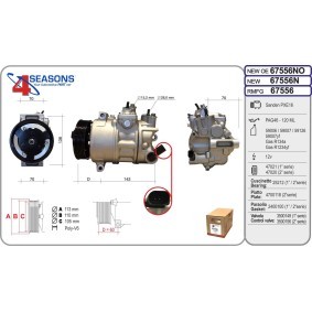 Compre Compressor, ar condicionado da AHE 67556 a um preço baixo por 310,49 €