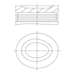 Compre Pistão de MAHLE ORIGINAL online para PONY / EXCEL três volumes (X-2) a preços moderados