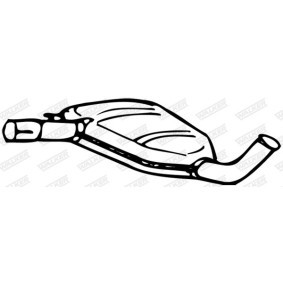 Mittelschalldämpfer von WALKER