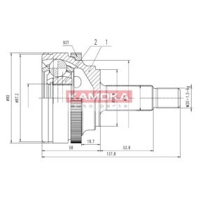 Comprar Juego de articulación, árbol de transmisión de KAMOKA 6994 a bajo precio de 22,55 €
