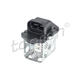 Vorwiderstand, Elektromotor-Kühlerlüfter von TOPRAN 701 411