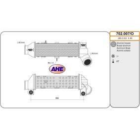 Ladeluftkühler von AHE für Caddy II Pickup (9U7) günstig online kaufen