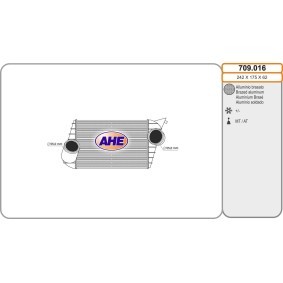 Köp Intercooler av AHE 709.016 till det låga priset 3192,47 kr