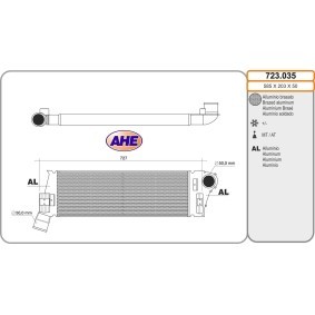 Köp Intercooler av AHE 723.035 till det låga priset 2013,27 kr