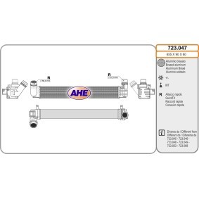 Köp Intercooler av AHE 723.047 till det låga priset 1763,80 kr