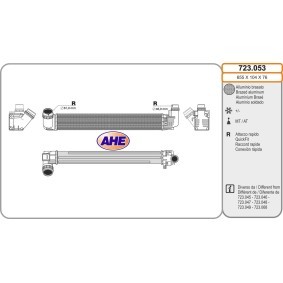 Achetez des Intercooler AHE 723.053 à prix pour 170,63 €