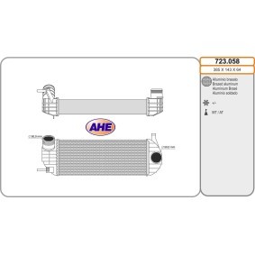 Achetez des Intercooler AHE 723.058 à prix pour 144,79 €