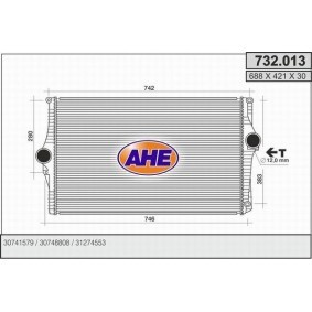 Køb Intercooler af AHE 732.013 til den lave pris 1754,60 DKK