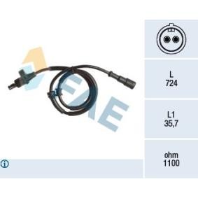 Kjøp Sensor, ABS av FAE 78164 til den lave prisen 1687,05 NOK