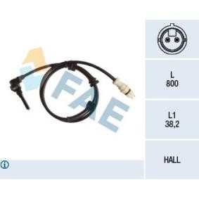 Kjøp Sensor, ABS av FAE 78242 til den lave prisen 2650,81 NOK