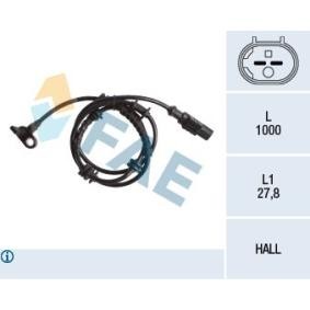 Kjøp Sensor, ABS av FAE 78245 til den lave prisen 1789,78 NOK