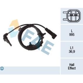 Kjøp Sensor, ABS av FAE 78262 til den lave prisen 1328,05 NOK