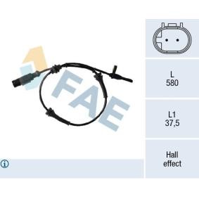 Kjøp Sensor, ABS av FAE 78307 til den lave prisen 458,73 NOK
