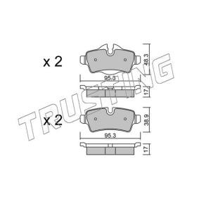Compre Pastilhas de travão da TRUSTING 785.0 a um preço baixo por 101,19 €