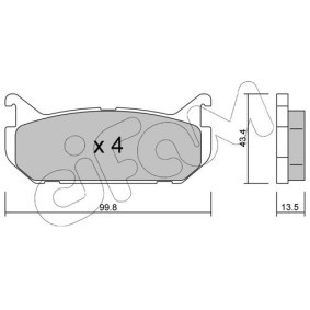 Bremsscheibe 800-1723C von CIFAM günstig für 33,42 € online kaufen