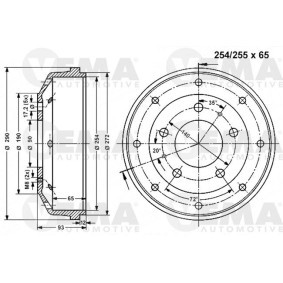 Bremstrommel 801122