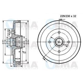 Bremstrommel 801255