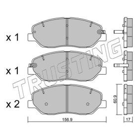 SSANGYONG Bremsbeläge von TRUSTING