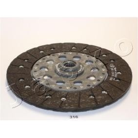 Achetez des Disque d'embrayage JAPKO 80316 à prix pour 174,03 €