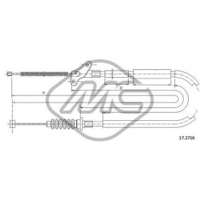 Handbremsseil für ISUZU von Metalcaucho