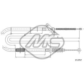 Handbremsseil für ISUZU von Metalcaucho