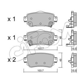 Bremsbeläge 822-1011-0 von CIFAM günstig für 72,28 € online kaufen