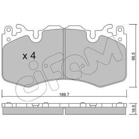 Bremsbeläge 822-1024-0 von CIFAM günstig für 127,91 € online kaufen