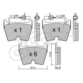 Acquista Kit pastiglie freni da CIFAM 822-1043-0 a buon mercato per soli 113,79 €