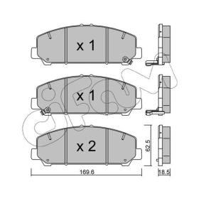 Achetez des Plaquettes de frein CIFAM 822-1046-0 à prix pour 64,35 €