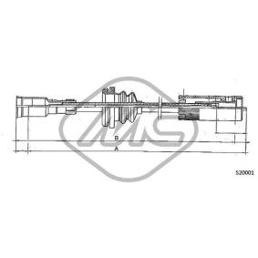 Acquista Cavo tachimetro da Metalcaucho 82429 a buon mercato per soli 21,11 €