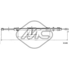 Handbremsseil für PEUGEOT von Metalcaucho