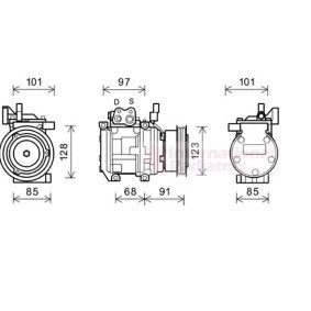Acquista Compressore aria condizionata da VAN WEZEL 8300K208 a buon mercato per soli 377,23 €