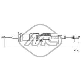 Compre Cabo de aço, accionamento da embraiagem da Metalcaucho 83627 a um preço baixo por 33,48 €