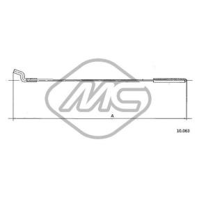 Gaszug für VW von Metalcaucho
