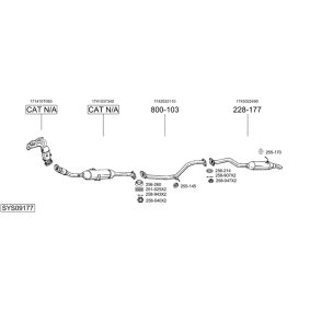 Abgasrohr 851-123