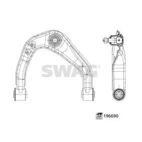 Kjøp Ventilvipparm, motorstyring av SWAG 88 94 9794 til den lave prisen 259,20 NOK