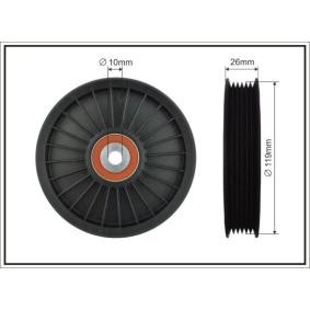 Compre Polia de desvio / de guia, correia trapezoidal estriada de CAFFARO online para V40 Hatchback (525, 526) a preços moderados