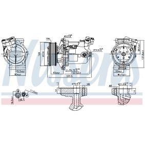 Acquista Compressore aria condizionata da NISSENS 890042 a buon mercato per soli 243,98 €
