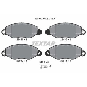 Bremsscheiben und -beläge für FORD von TEXTAR